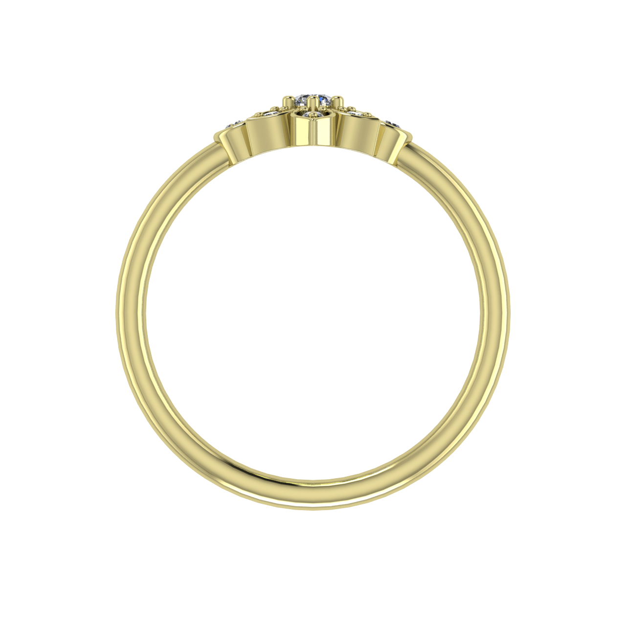 FASHION DIAMONDS FLORAL RINGS & BANDS